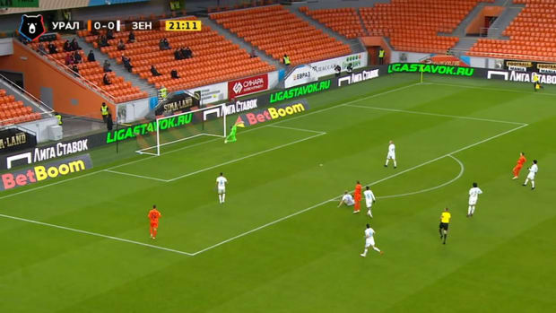 Mikail Kerzhakov's great save against FC Ural